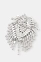 Weekend Max Mara broszka 2515751144600 srebrny SS25