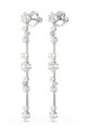 Accesorii Swarovski cercei CONSTELLA 5705614 argintiu