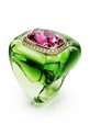 Swarovski pierścionek DULCIS 5709970 zielony SS25