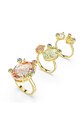 Swarovski set di anelli GEMA pacco da 3 Cristallo Swarovski oro 5705813