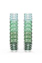 Uhani Swarovski MATRIX 5705787 zelena SS25