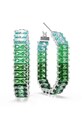 Dodatki Uhani Swarovski MATRIX 5705787 zelena