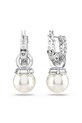 Swarovski σκουλαρίκια MATRIX ασημί 5691716