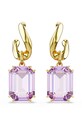 Swarovski fülbevaló MILLENIA Swarowski kristály lila 5694784