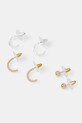 Náušnice Lauren Ralph Lauren 3-pack 14G00947 stříbrná SS25
