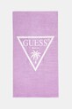 Bombažna brisača Guess vijolična E5GZ14.SG00P