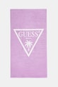 Bombažna brisača Guess vijolična E5GZ14.SG00P
