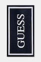 Βαμβακερή πετσέτα Guess σκούρο μπλε E5GZ13.SG00P