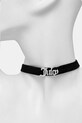 Akcesoria Juicy Couture naszyjnik AMELIA VELOUR CHOKER JCJCN124002 srebrny