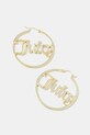 Juicy Couture cercei JUICY LARGE HOOP EARRINGS Gift Box aur JCJHE124010
