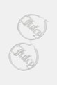 Juicy Couture cercei JUICY LARGE HOOP EARRINGS Gift Box argintiu JCJHE124010