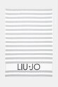Liu Jo ręcznik plażowy bawełniany szary VA5198.T0300