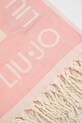 Accesorii Liu Jo prosop de plajă din bumbac VA5199.T0300 roz