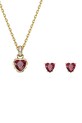 Колие и обици Swarovski CHROMA 2 чифта злато 5684506