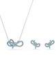 Swarovski colier si cercei 2-pack argintiu 5723554