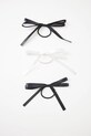 Vlasové gumičky women'secret 3-pack černá 7899650
