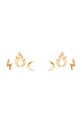 Σκουλαρίκια Lilou Flame of Love χρυσαφί 244/10/KOL/NO2/3/PO