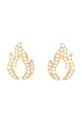 Lilou cercei Flame of Love placat cu aur aur 244/10/KOL/BIC/PO