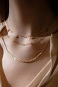 Accesorii Lilou colier placat cu aur 240/400/LAN/KUL/PO aur