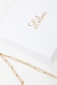 Accesorii Lilou colier placat cu aur 249/400/LAN/NO14/20/PO aur