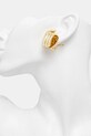 Doplnky Náušnice Anine Bing Crossover Ribbed Earrings A.15.10727 zlatá
