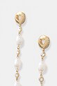 Akcesoria Guess kolczyki ROLLING HEARTS JUBE03.340JW złoty