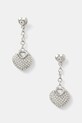 Сережки Guess CRAZY IN LOVE циркон серебрянный JUBE05.210JW