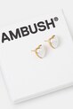 Аксесоари Сребърни обици AMBUSH Pearl Heart Stud Pierce 12115240 злато