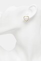 Сребърни обици AMBUSH Pearl Heart Stud Pierce злато 12115240