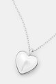 Strieborný náhrdelník AMBUSH Pearl Heart Charm Necklace 12115241 strieborná SS25