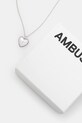 Akcesoria AMBUSH naszyjnik srebrny Pearl Heart Charm Necklace 12115241 srebrny