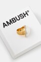 Accesorii AMBUSH inel de argint Large Pearl Heart Ring 12115243 aur