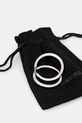 Аксессуары Серебряные серьги Tom Wood Classic Hoops Large 100189 серебрянный