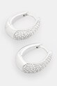 Tom Wood silver earrings Liz Hoops Pave 100607 silver SS25