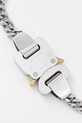 1017 ALYX 9SM collana metal buckle necklace AAUJW0240OT01 argento SS25