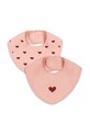 Konges Sløjd śliniak niemowlęcy MINNIE 2 PACK BIB 2-pack Produkt niemowlęcy różowy KS102589