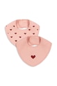 Дитячий слюнявчик Konges Sløjd MINNIE 2 PACK BIB 2-pack 2 шт рожевий KS102589