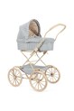 Kočík pre bábiky Konges Sløjd CHEEKY DOLL PRAM modrá KS102659