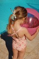 Konges Sløjd minge de plajă TRANSPARENT BEACH BALL roz KS102536