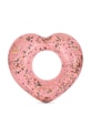 Konges Sløjd colac de înot pentru copii SWIM RING HEART roz KS102550