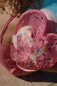 Konges Sløjd aripioare de înot pentru copii WATER WINGS HEART TRANSPARENT roz KS102551
