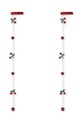 Detské sponky Konges Sløjd 2 PACK PEARLY TASSEL HAIR CLIP KS103225 červená SS25