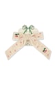 Заколка для волос Konges Sløjd VELVET BOW PEARLY HAIR CLIP KS103208 бежевый SS25