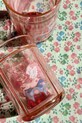 Fete Konges Sløjd set cani 2 PACK GLITTER CUPS KS103024.G roz