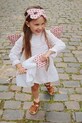 Konges Sløjd costum pentru copii BUTTERFLY COSTUME KS103100 roz