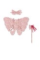 Fete Konges Sløjd costum pentru copii BUTTERFLY COSTUME KS103100 roz