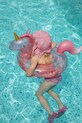 Detské plávacie koleso Konges Sløjd SWIM RING HORN STARS Pre bábätká ružová KS103125