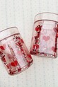 Дитячий кухлик Konges Sløjd 2 PACK GLITTER CUPS 2-pack рожевий KS103370