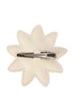 Девочка Детская заколка для волос Donsje Zaza Fields Hairclip Daisy 6002005 белый