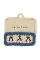 Sponky Konges Sløjd CHERRY CROCHET HAIR CLIP béžová KS100829